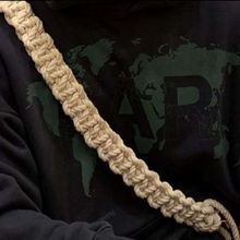 棉绳包带纯手工编制麻绳个性潮酷裤链斜挎肩带背带绳包包替换带