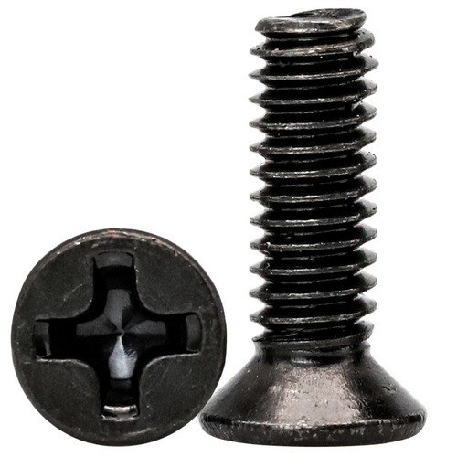 Carbon Steel KM Black Screws Cross Countersunk Head Screws Flat Head Screws Wholesale Machine Wire Screws M2/M3/M4/M5/M6