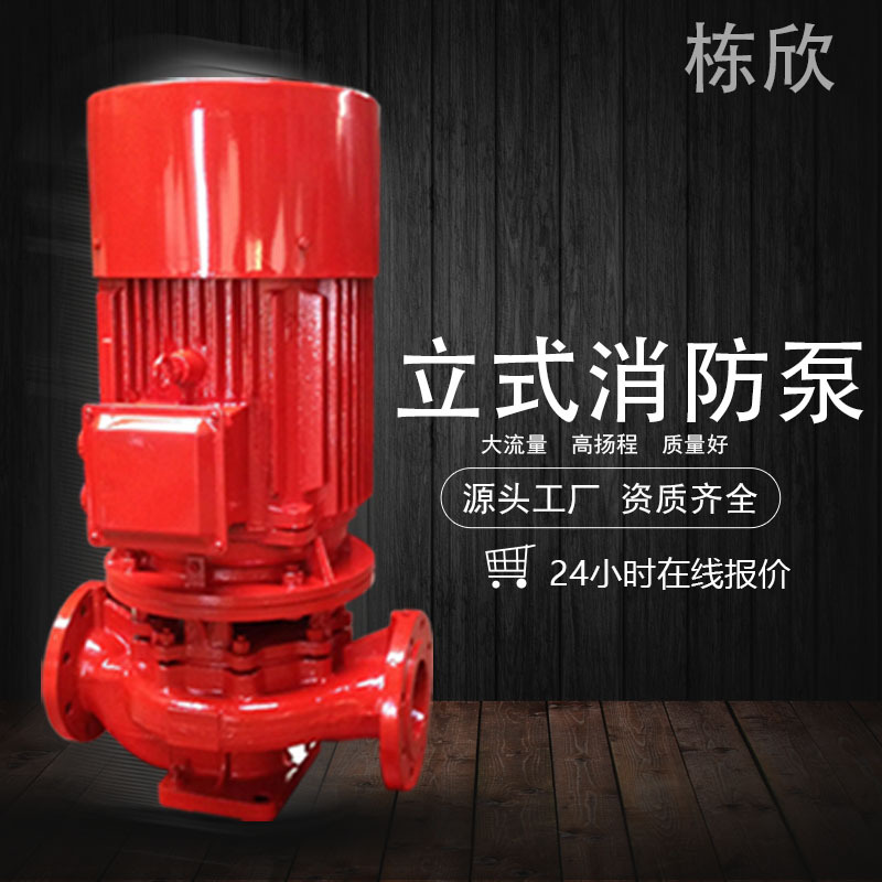 消防泵室内外消火栓立式单级泵消火栓泵自动稳压喷淋供水泵