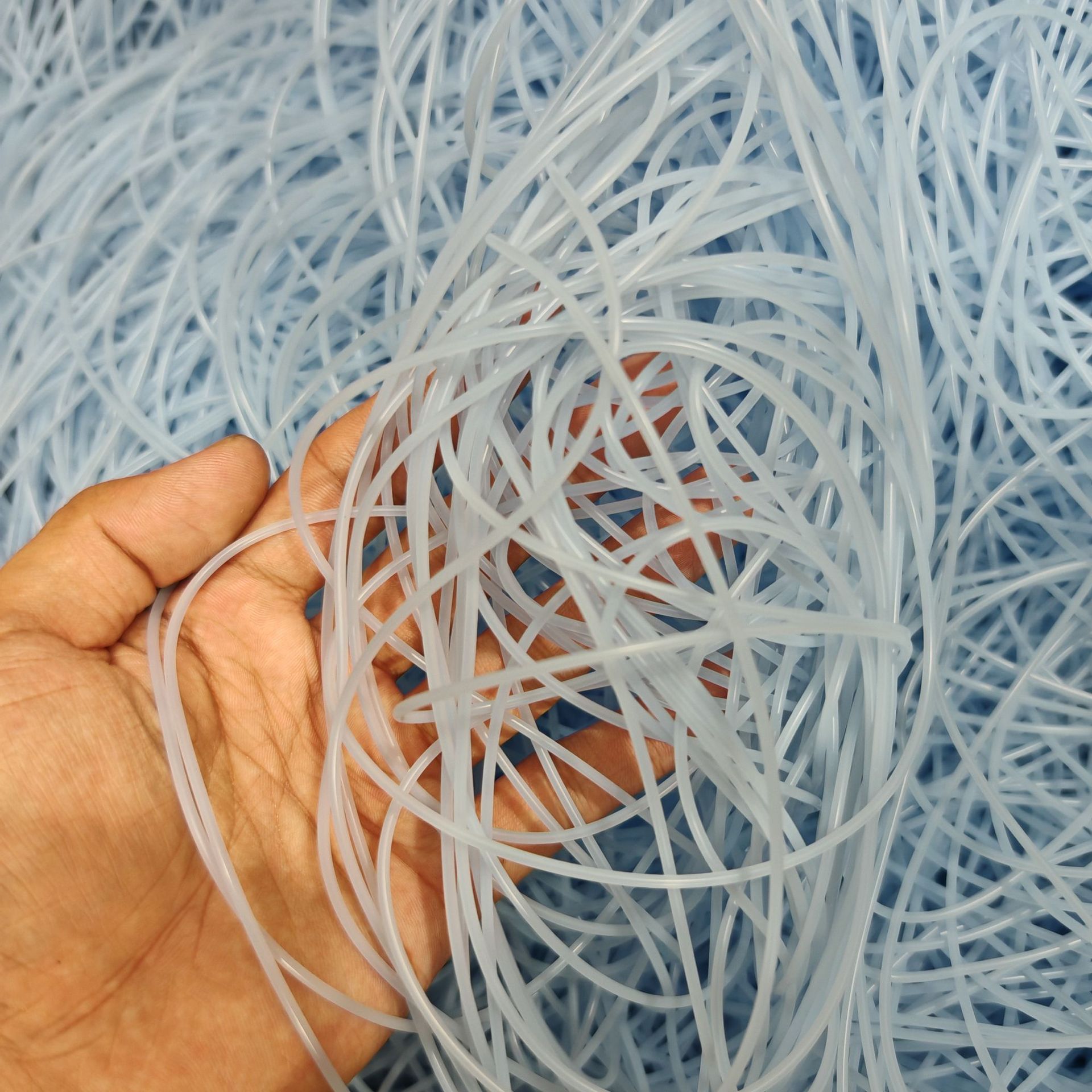 高温硅胶圆棒直径2mm 渔具灯具防水硅胶圆条实心硅胶弹力绳