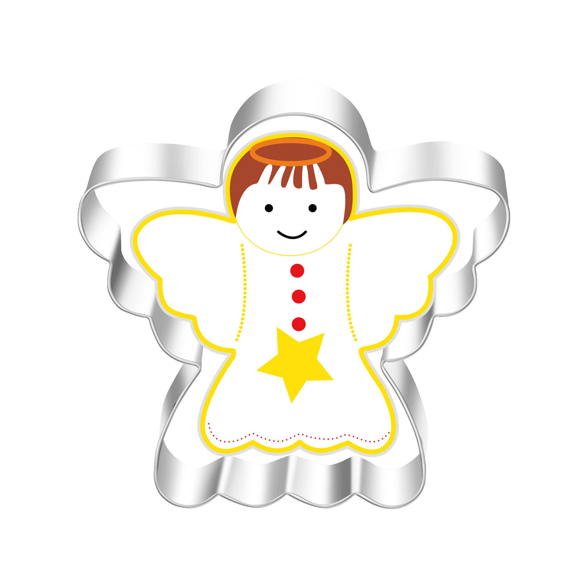 23g Weight Bakeware Kitchen and drinking utensils 1 Piece Quantity Daily Occasion Stainless Steel Material Christmas Festival Star, Snowflake Pattern Simple Style Style Christmas Simple Style Star Snowflake Stainless Steel Bakeware 1 Piece 43