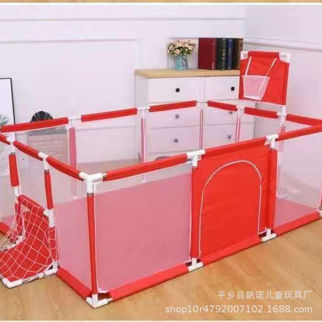Jogos infantiles cerca de seguridad infantil barrera de seguridad para bebés puede disparar piscina de balón de rastreo almohadilla protectora piscina de balón marino