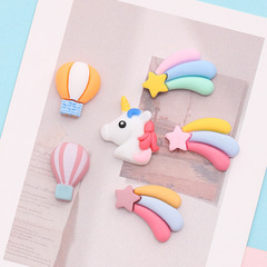 Meteor hot air balloon unicorn resin accessories water cup hair accessories stationery decoration phone case DIY accessories