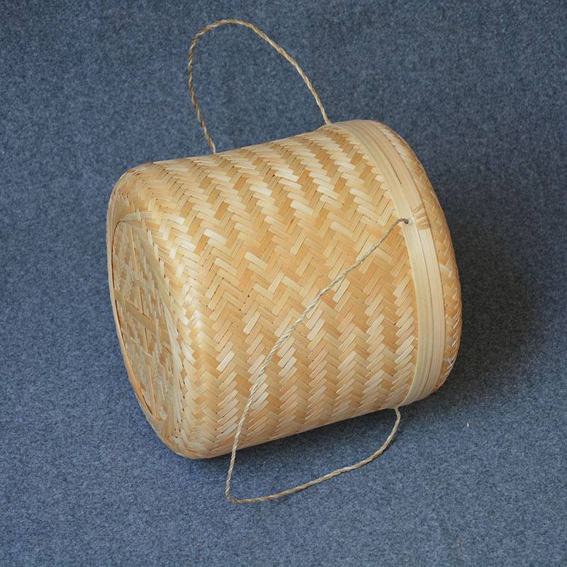 5YA1 Bamboo Universal 357g Pu'er Tea Seven Cake Tea Can Specialty Packaging Gift Box Storage Tea Barrel Storage