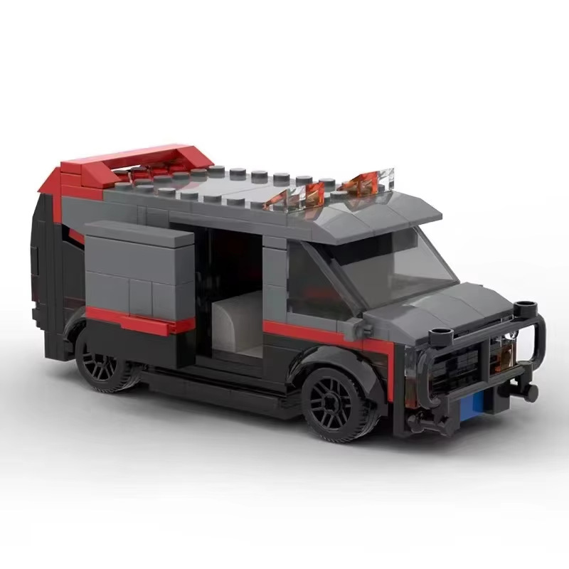 A-Team車両特警隊自動車玩具模型警察部門レンガ建築セットMOC-242PCS|undefined