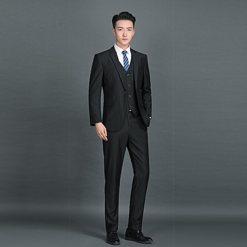 Traje traje profesional de los hombres mejor hombre estilo coreano novio boda negocio formal desgaste chaqueta delgada casual pequeño traje de verano