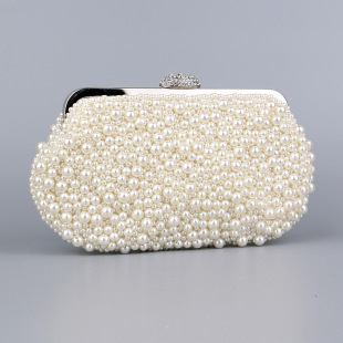Cross-border popular dinner bag women's Pearl banquet clutch bag socialite evening dress cheongsam all-match evening bag