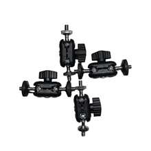 万向豌豆夹扩展悬臂三脚架配件360旋转手机相机1/4球头摄影配件