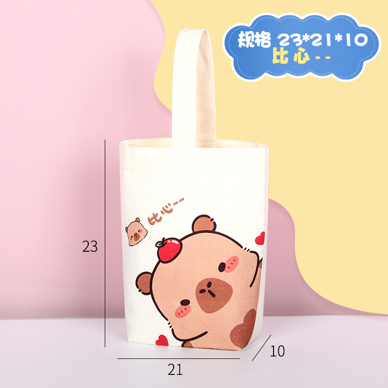 Mini bolso de lona bolso de mano para niños personalizado regalo de cumpleaños bolso de lona portátil bolsa de regalo de vacaciones bolso de cubo