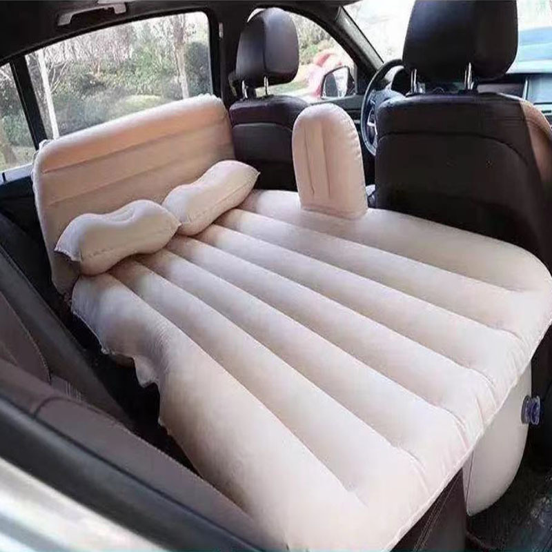 Fuente de la fábrica suministros interiores coche plegable cama inflable flocado coche colchón inflable SUV viaje cama inflable