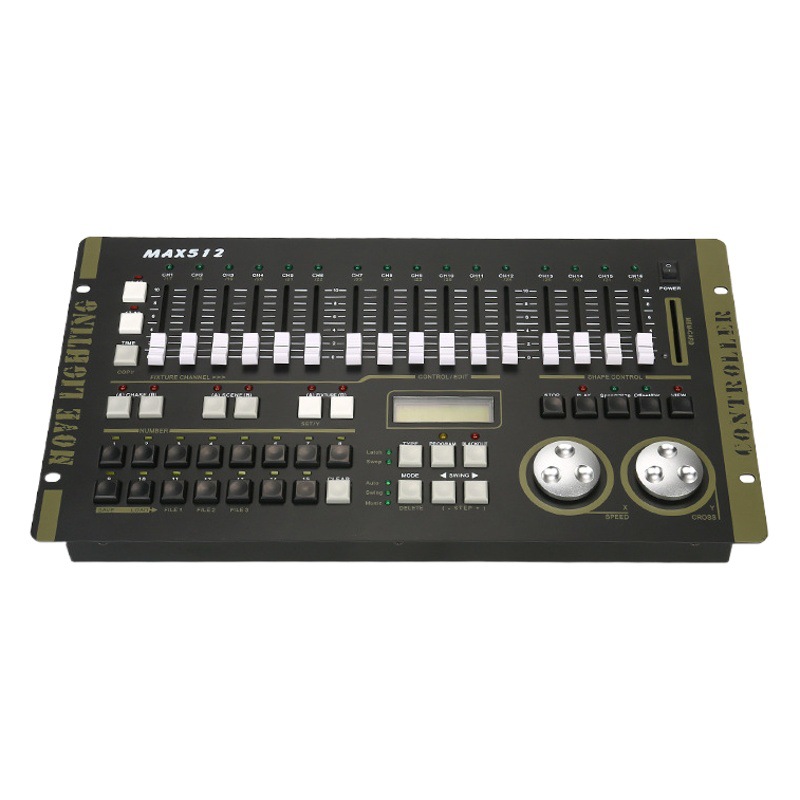 Fuerza MAX384 consola de iluminación DMX512 consola rendimiento de la boda par haz de luz etapa de iluminación controlador