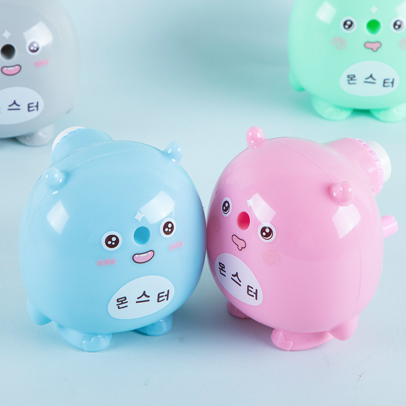 Youxiang papelería YP-5803 monstruo bebé sacapuntas estudiante escuela suministros sacapuntas Sacapuntas de lápiz manivela sacapuntas