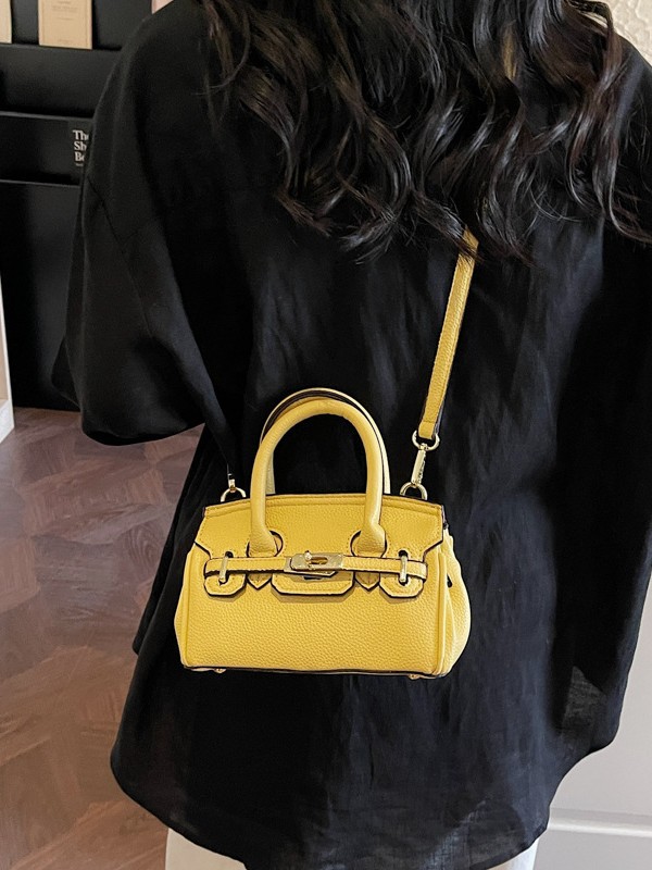 Texturas de alta calidad lujosas bolsas de mano Kylie 2026 nuevas moda transfronterizas lichi estampado versátil mochila