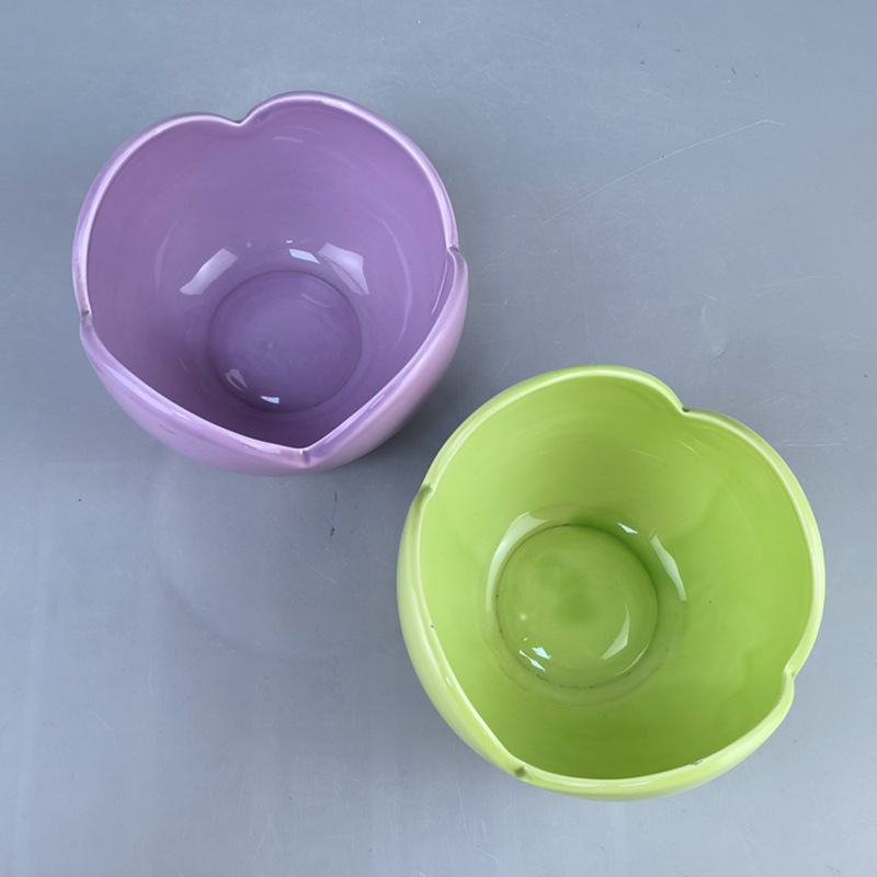 Vaso Candelero de Cerámica con Flores Degradadas de Cerámica image 4
