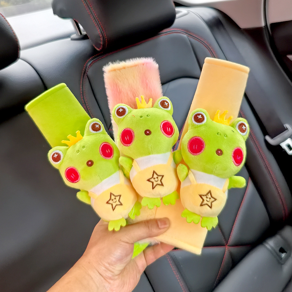 Funda Protectora Universal para Cinturón de Peluche, Anti-estrangulamiento para Automóvil image 5