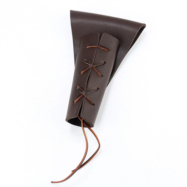 CS007BR (brown triangular scabbard cowhide rope)
