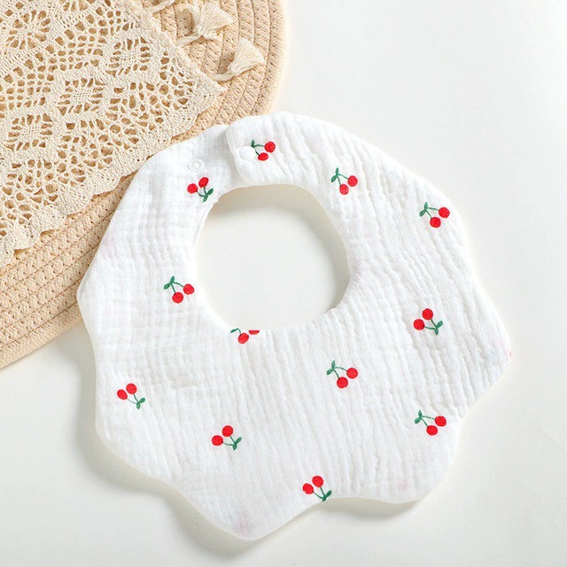 Хлопковый слюнявчик для младенца GAUSE BABY, однотонный, новорожденный, прокладка