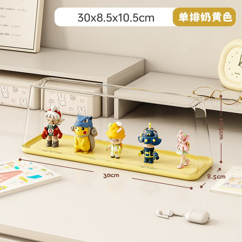 小さな装飾品人形フィギュアボックスディスプレイキャビネットかわいいディスプレイボックスブラインドボックスディスプレイスタンド収納透明防塵収納ボックス|undefined
