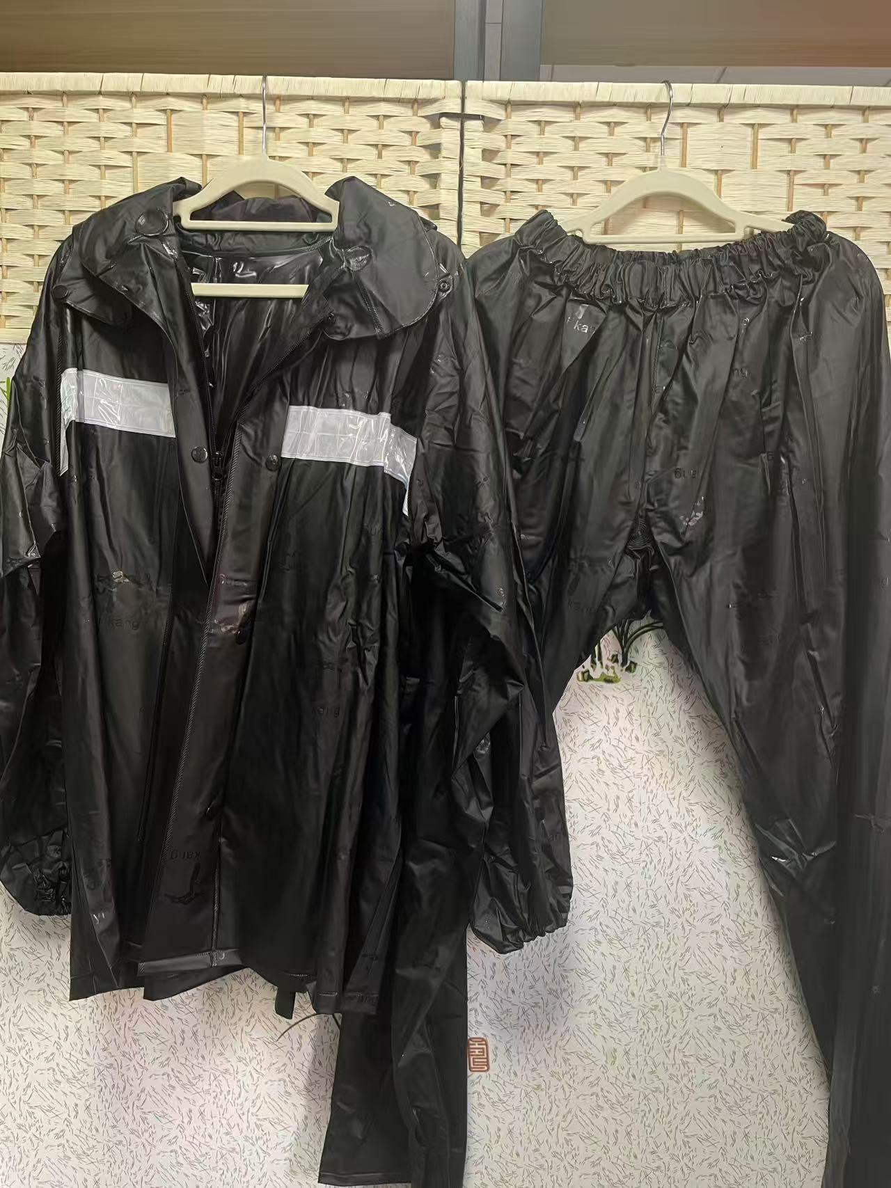 H-912 블랙(전체 비옷 세트에 로고가 인쇄되어 있음)