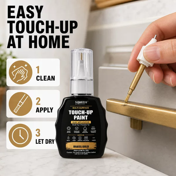 Cross-border Hardware Repair Paint Pen with Dual Tips for Furniture and Metal Repair, Scratch and Peeling Paint Refurbishment and Repair Liquid