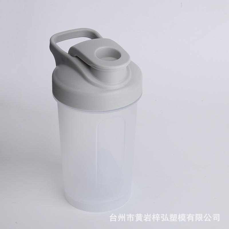 300ml taza de agua de proteína deportiva con taza de plástico con escala taza de agitación de taza deportiva portátil