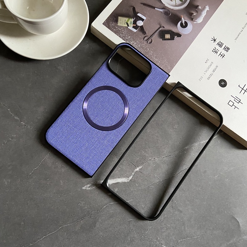 Magnetic cloth pattern yuan color-purple