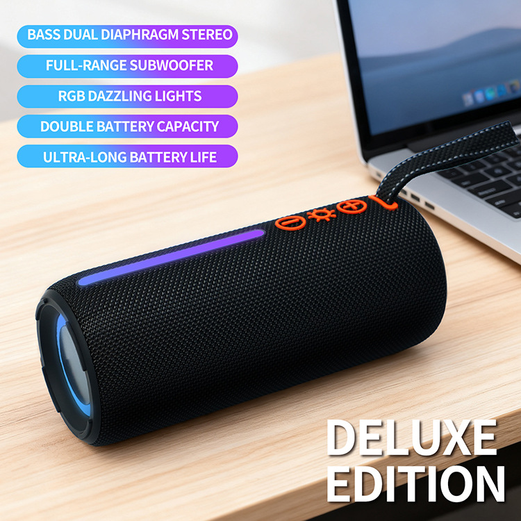 Foreign Trade Cross-Border P Pro6 Wireless Bluetooth Speaker Outdoor Portable Portable Subwoofer Card Bluetooth Speaker