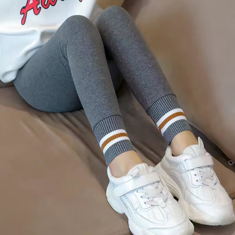Women's Leggings Spring and Autumn Thin Cotton Outerwear Stylish Middle and Large Children's Pants Winter Warm Stylish Long Pants