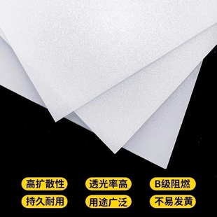 J8 Acrylic Ceiling Lamp Sheet Light-Transmitting Plate Strip Lamp Diffuser Soft Light Lampshade Office Lamp Living Room Ceiling Lamp G3