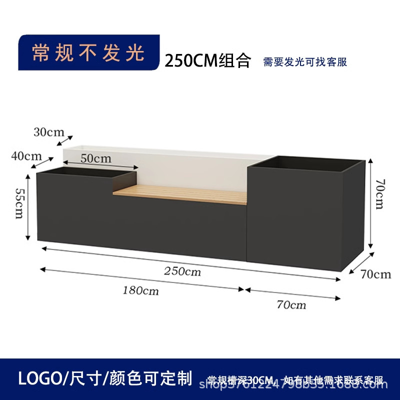 屋外ステンレス鋼鉄製フラワーボックス組み合わせ金属フェンスパーティション営業部広場外花壇カーテンシートフラワートラフ|undefined