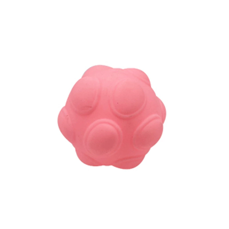 Sensory Soft Rubber Baby Massage Balls, Teether & Grasping Toy, Assorted Textures (single or 6‑pc)