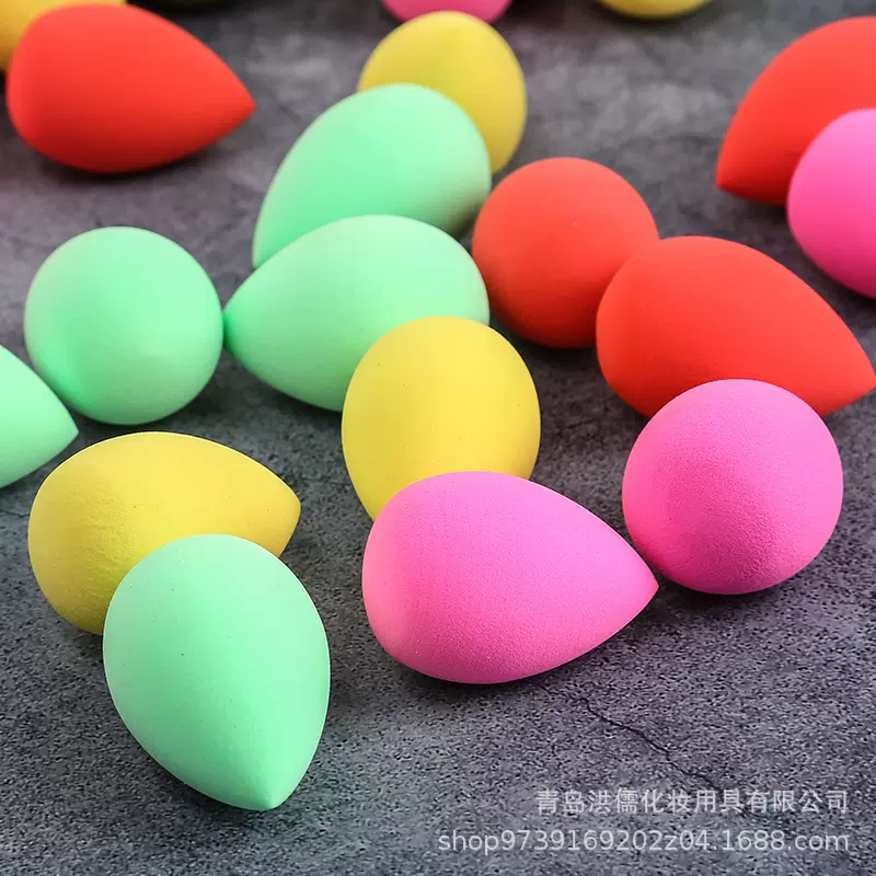 中号美妆蛋粉扑海绵扑工厂干湿两用水滴非乳胶彩妆蛋小号30*40