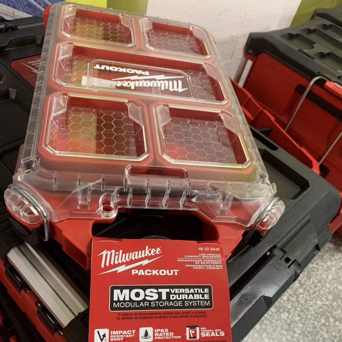 MILWAUKEE MAVOCH 포장 도구 상자 산업 등급 다기능 하드웨어 가정용 저장 상자