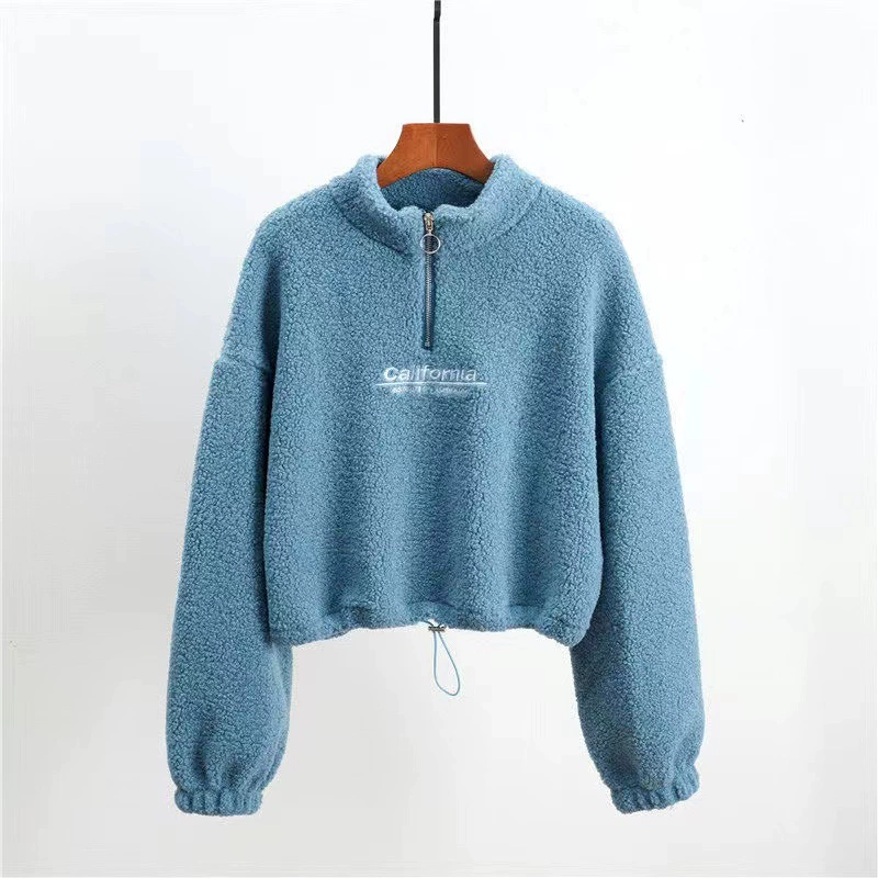 Джинсовая кофта Velvet Women, корейский стиль демисезонный худи, полу‑молния, оверсайз