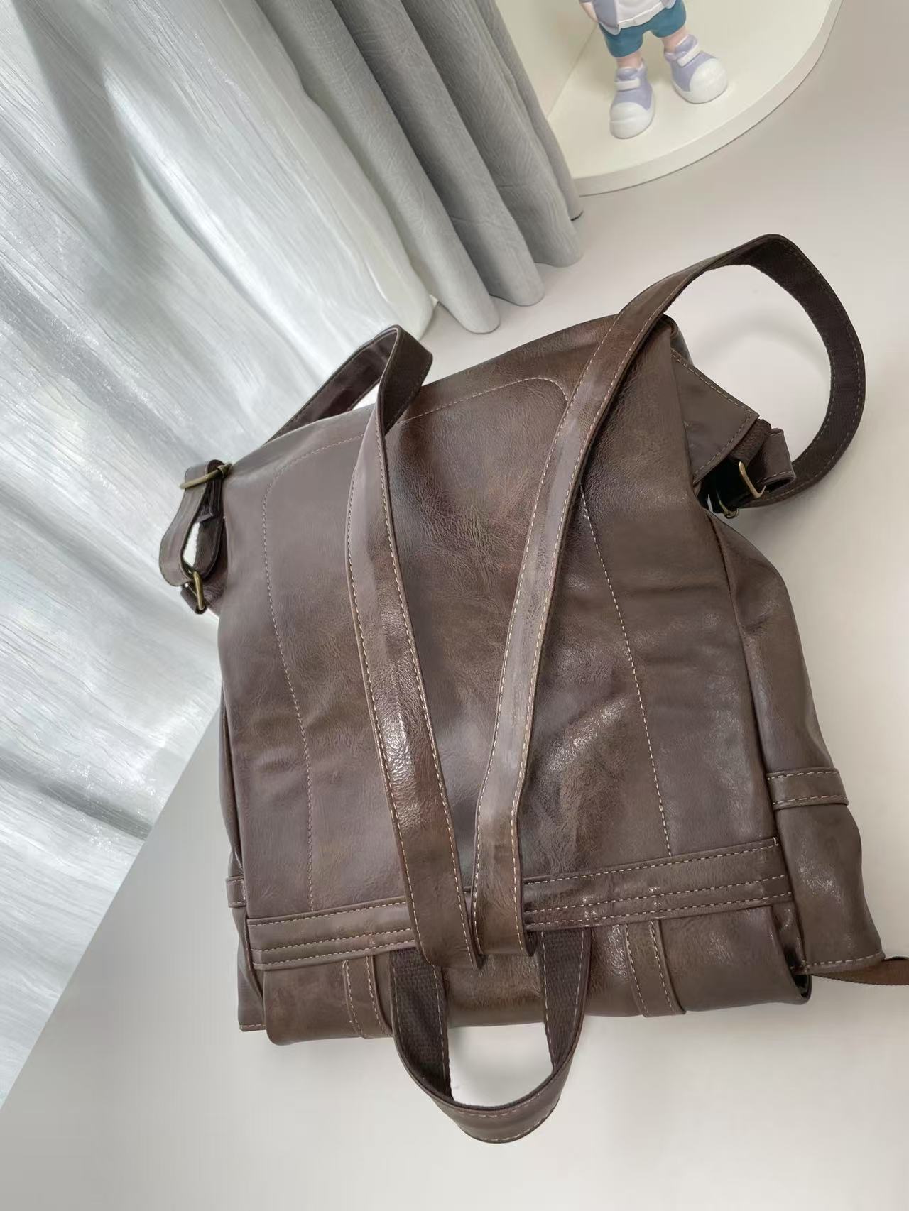 Japanese Style JK Uniform School Backpack 2025 New Vintage Cambridge Bag College Student Shoulder Bag Messenger Bag