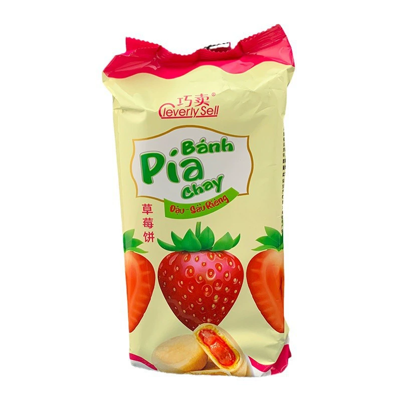 Coincidentally selling Catshan King Durian Crispy Crispy Pochuroic Durian Strawberry Blueberry Cake Net Red Snacks 30 bags