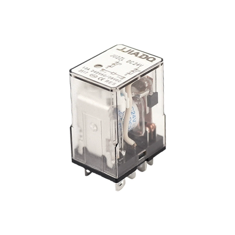 聚佳 Small intermediate electromagnetic relay MY2 with light 12V, PYF08A socket 8-pin 14-pin wholesale
