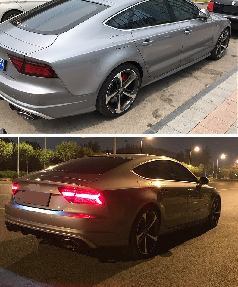 09-24 A7 modified RS7 large surround upgrade S7 front and rear bumper side skirt tail lip tremella for Audi A7 wholesale