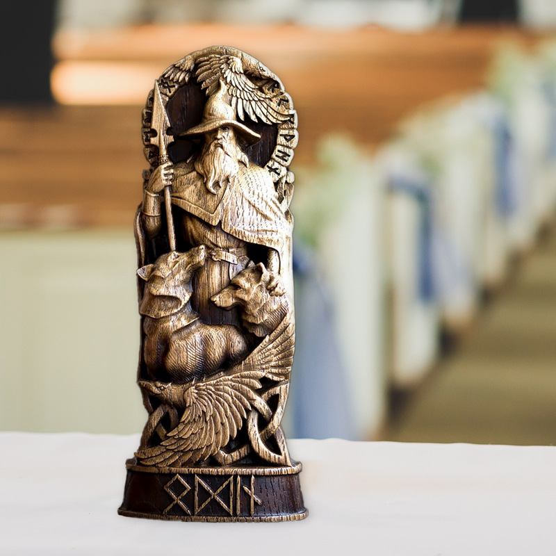 Cross-border New Nordic Gods Resin Crafts Myths and Legends Statue Ornaments Thor Home Study Decorations Cross-border New Nordic Gods Resin Crafts Myths and Legends Statue Ornaments Thor Home Study Decorations