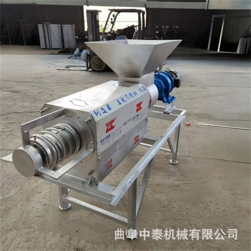 养殖场猪粪水分离机 螺旋式挤干机 牧场用化粪池自动抽粪脱水机