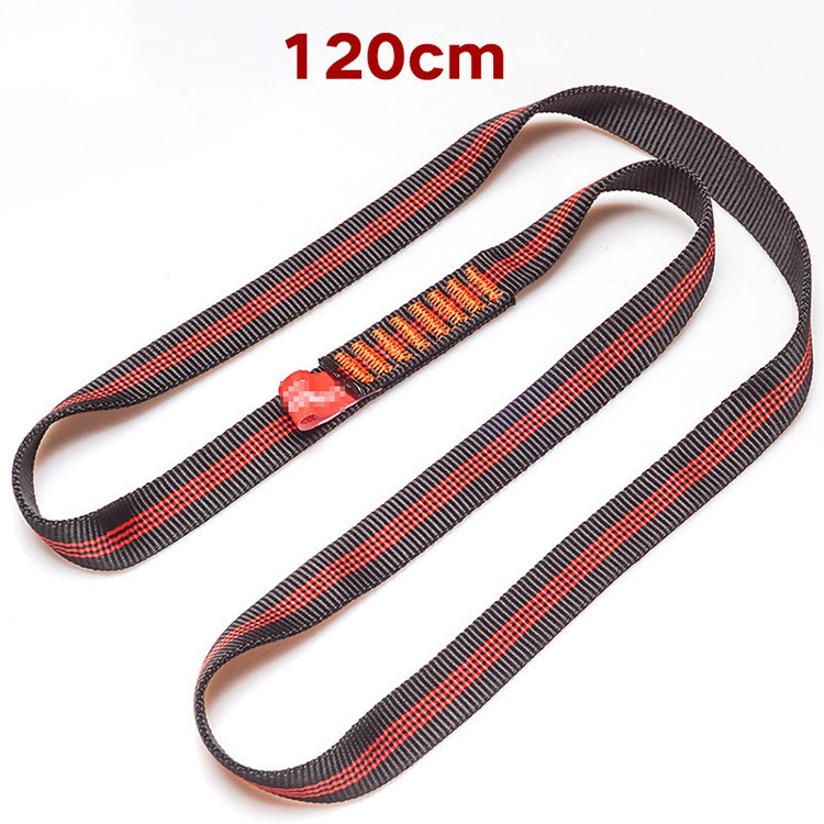 Скалолазный нейлоновый плоский пояс с закрытым кольцом