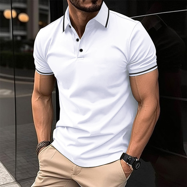 men's brand summer sports T-shirt
