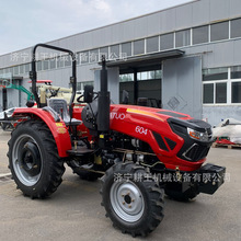 两驱四驱自由切换农用拖拉机中型柴油耕地60马力四轮拖拉机