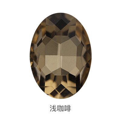 Xiaopu cristal accesorios DIY teléfono móvil rhinestone Ropa Accesorios puntiagudos Fondo oval en forma de diamantes de imitación