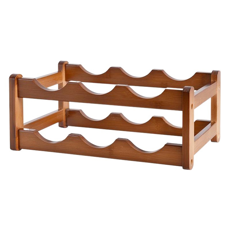 Estante del vino decoración estante del vino de madera maciza hogar pequeño escritorio estante de la exhibición del vino Luz de lujo sala de estar estante del vino