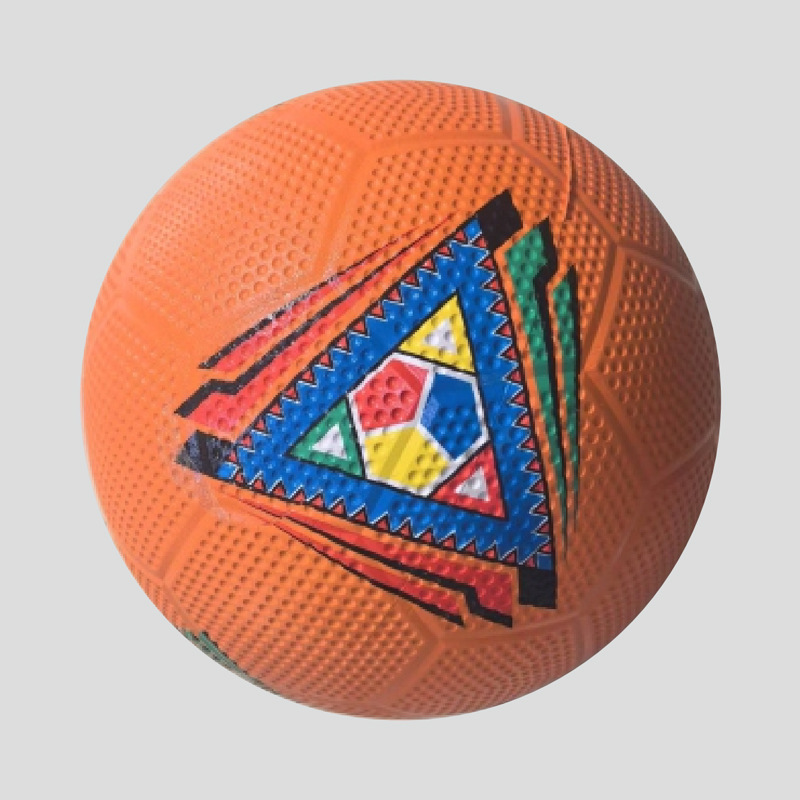 新款橡胶足球高尔夫面训练球5号4号3号成人可定logo校园培训足球|undefined