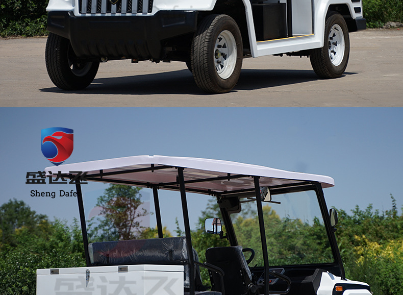 5-8 Electric Sightseeing Patrol Car Scenic Spot Tour Campus Property Patrol Homestay Reception Real Estate RV