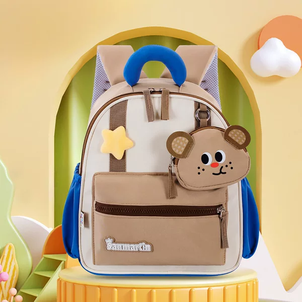 2026 New Cartoon Kindergarten Backpack, Lightweight Casual Children's School Bag for Ages 3-6, Dopamine Backpack