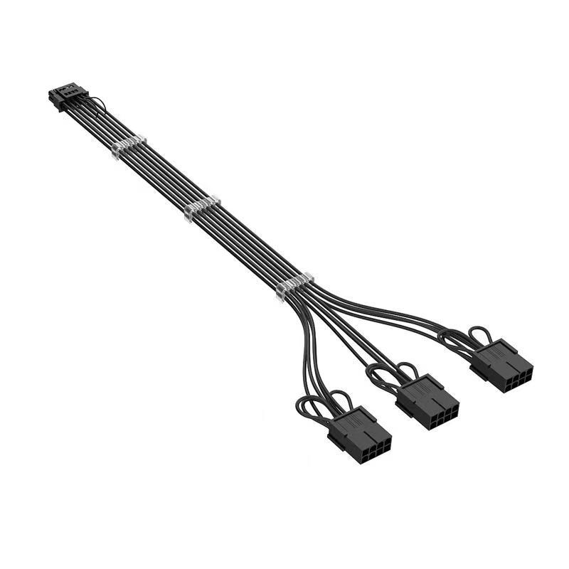 Rtx304050 Series 8Pin to 16Pin Graphics Card 12Vhpwr 90-Degree Elbow Pcie5.0 Extension Cable for Gaming