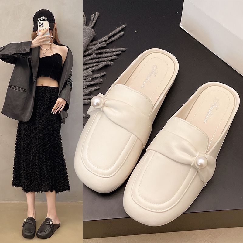 跨境电商2024时尚新品软底凉拖韩版简约增高外穿百搭厚底女士拖鞋